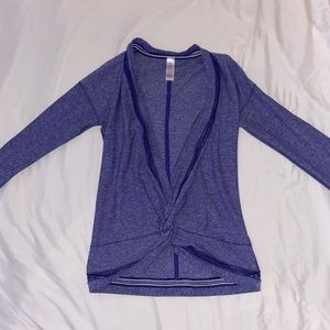 Blue ivivva long sleeve cover up